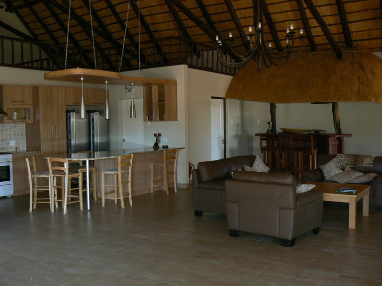 Aufenthaltsraum der Lodge
